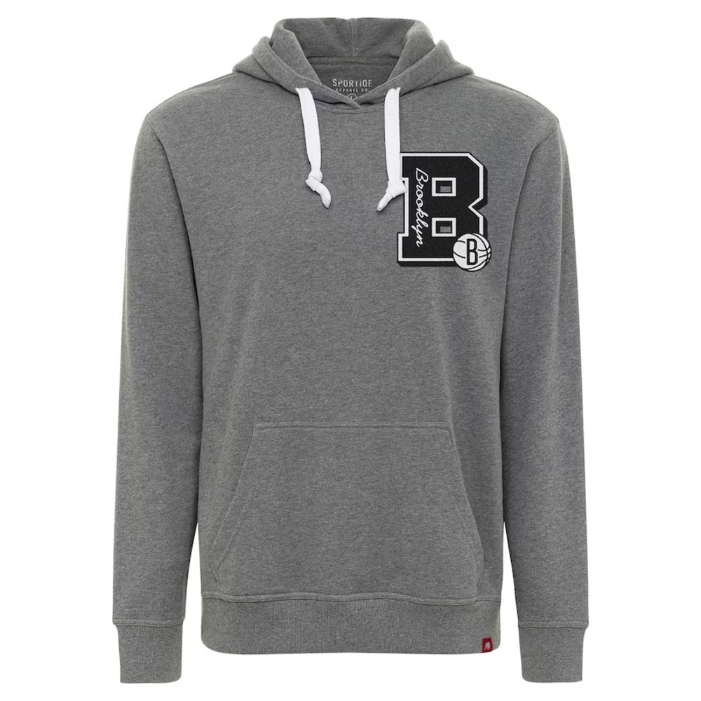 Unisex Brooklyn Nets Gray Hoodie Blake Varsity Collection Size Large